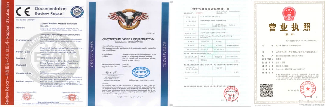 Certificates and patents